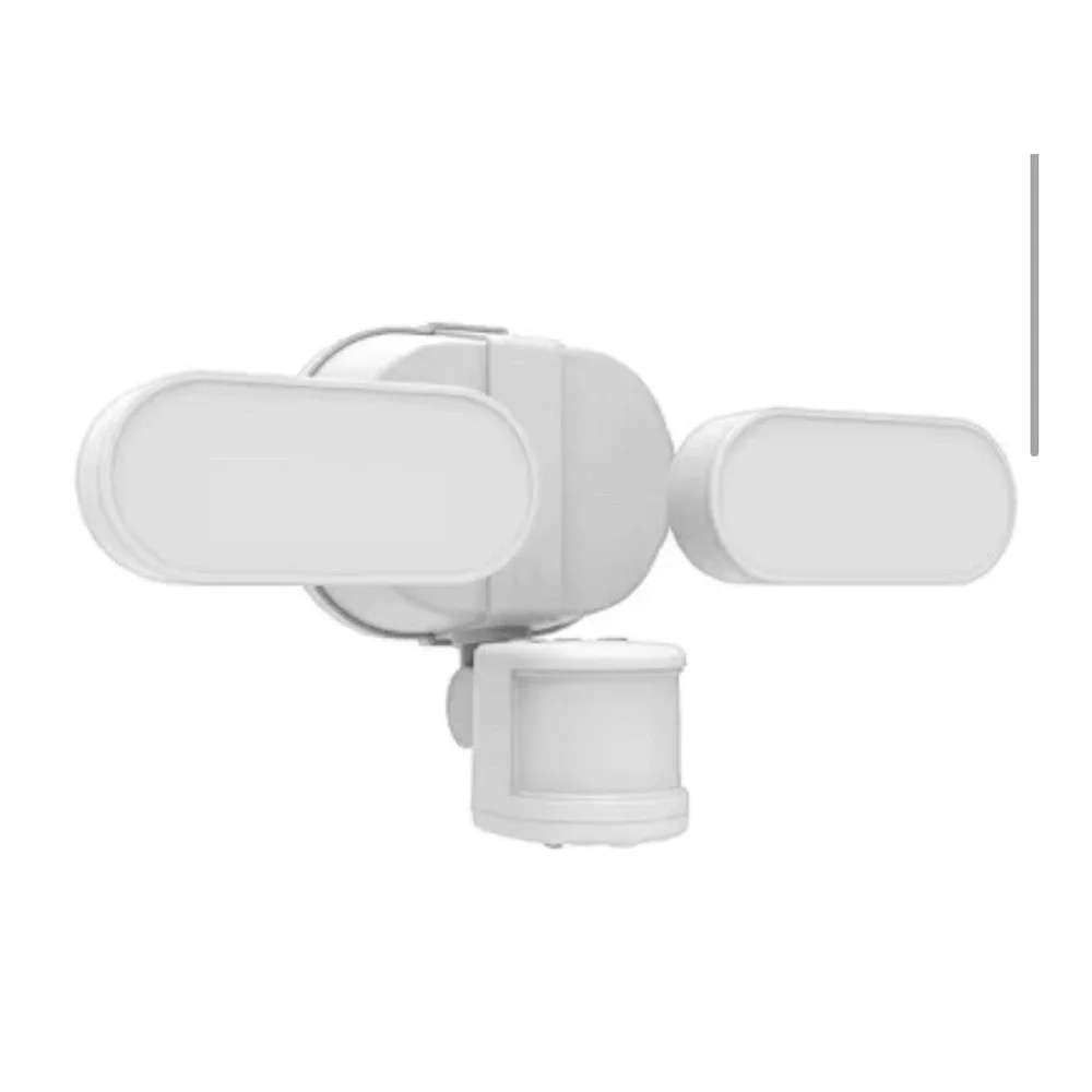 GE LED+ Outdoor Flood light 250W White Linkable Motion outdoor LED lighting